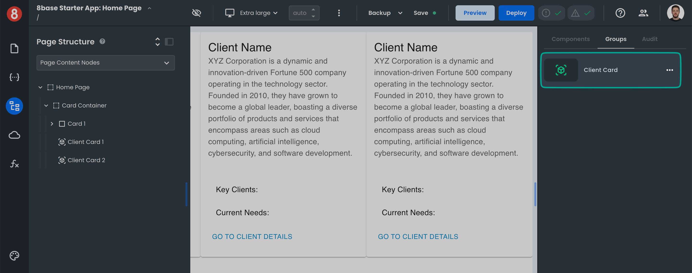 Component Groups