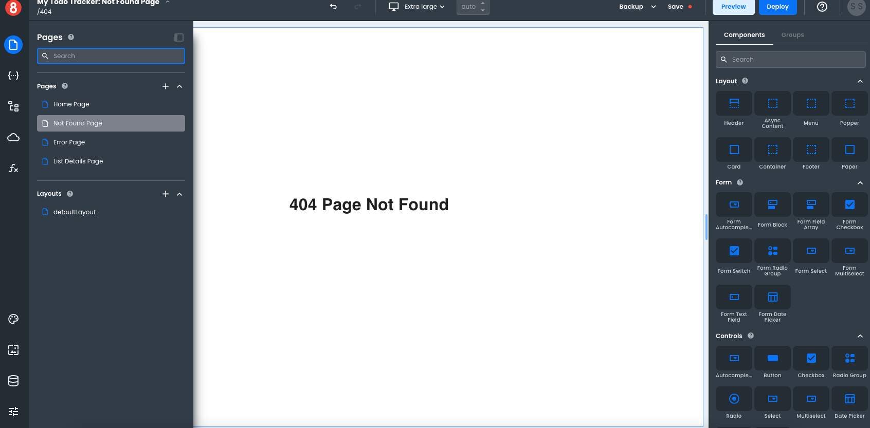 404 Page