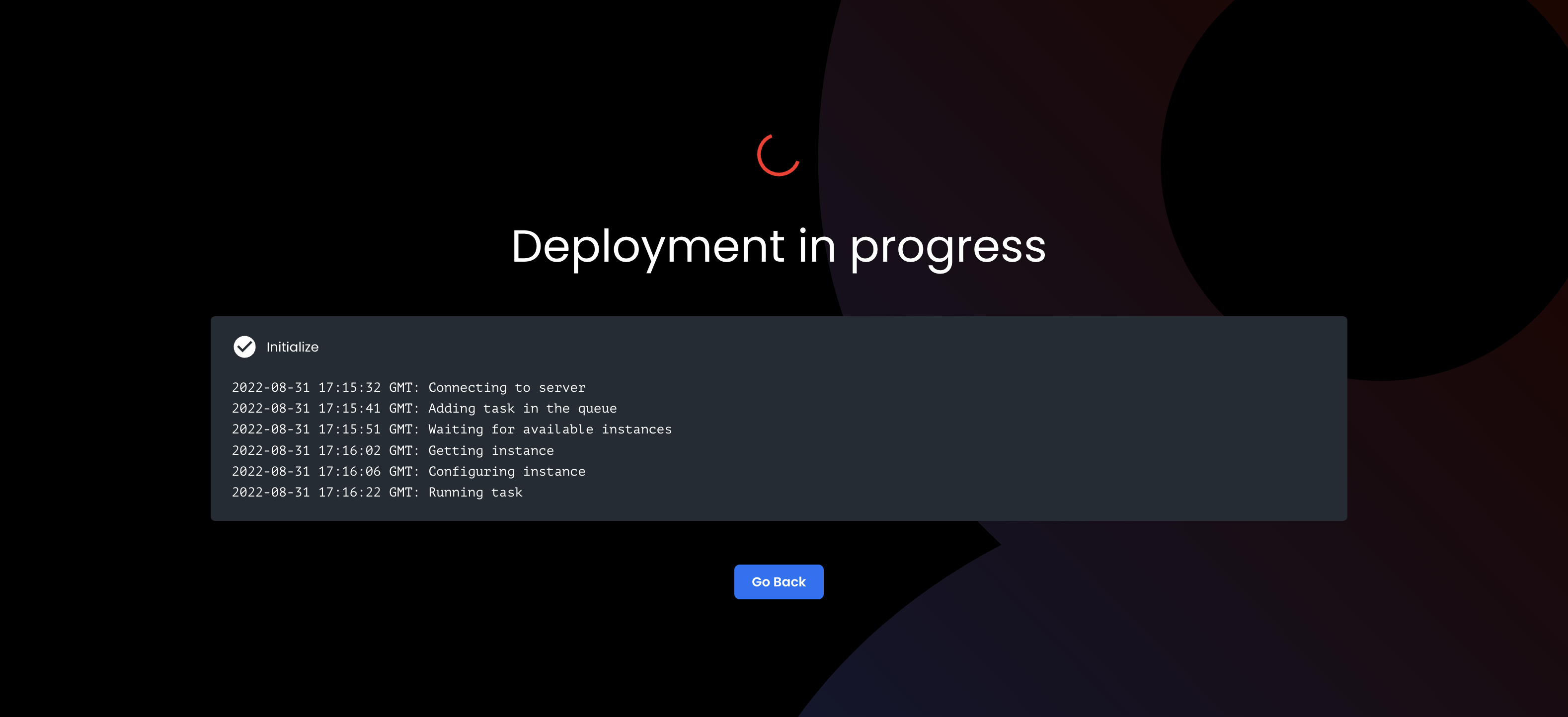 App Builder deployment